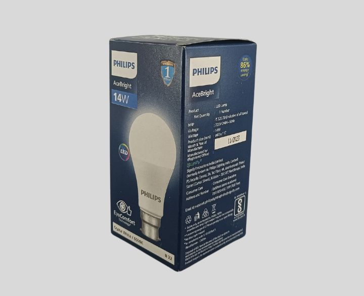 Philips LED Bulb B22 14Watts White Light-3